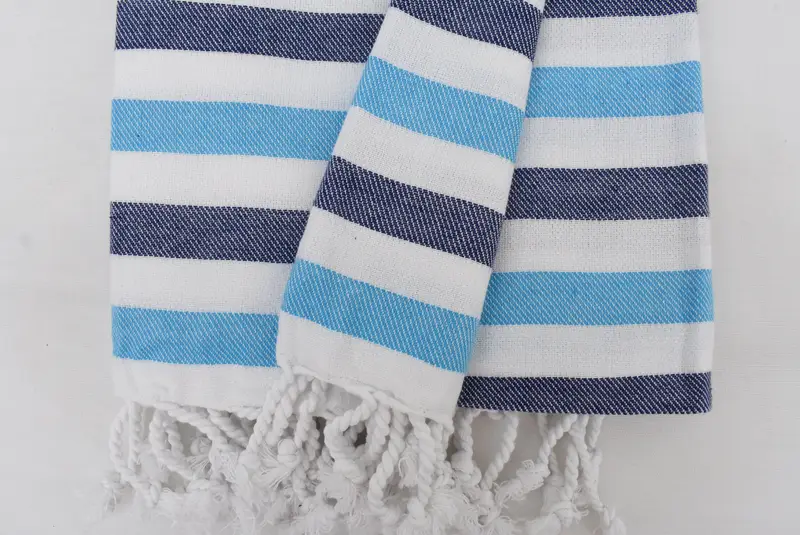 Quick-drying peshtemal towel for poolside, 70x40 Cotton Striped Towel, Bath towel, Custom Gift, Wedding Towel, Bride Gift, Custom Wedding Gift - 4