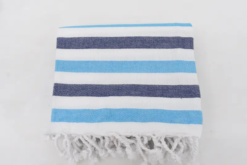 Quick-drying peshtemal towel for poolside, 70x40 Cotton Striped Towel, Bath towel, Custom Gift, Wedding Towel, Bride Gift, Custom Wedding Gift - 6