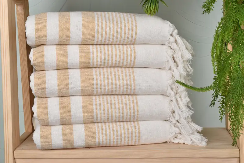 68x40 Cotton Striped Terry Towel, Gift For Her, Custom Towel, Beach Towel Bulk, Peshtemal, Pool Towels, Turkish towel bulk order for wedding gifts - 2