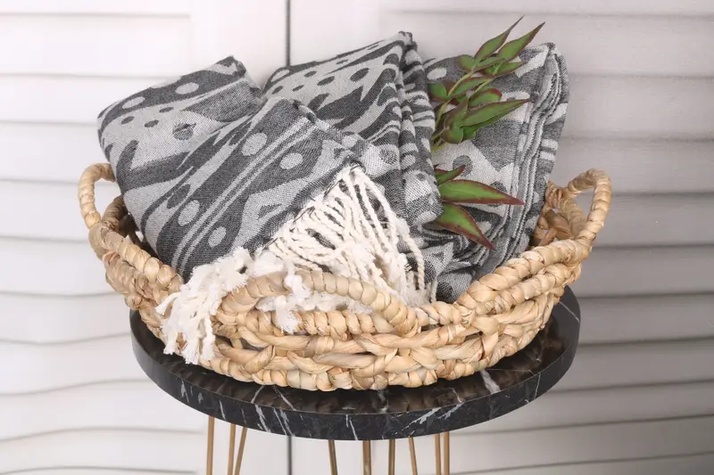 Absorbent towel, Cotton towel, Fringed Turkish towel for poolside, 70x40 Cotton Round Pattern Towel, Bridal Shower Favor, Turkish beach towel - 6