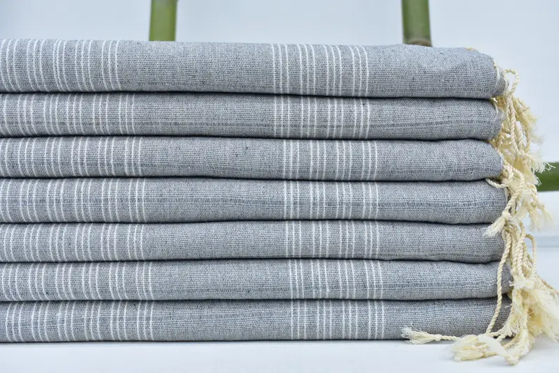 70x40 Cotton Striped Towel, Bachelorette Party Favors Beach, Beach Towel Bulk, Bridesmaid Gift, Personalized Bridesmaid Gift, Custom Wedding Gift - 1