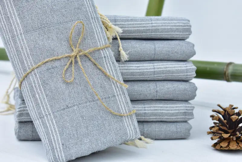 70x40 Cotton Striped Towel, Bachelorette Party Favors Beach, Beach Towel Bulk, Bridesmaid Gift, Personalized Bridesmaid Gift, Custom Wedding Gift - 3