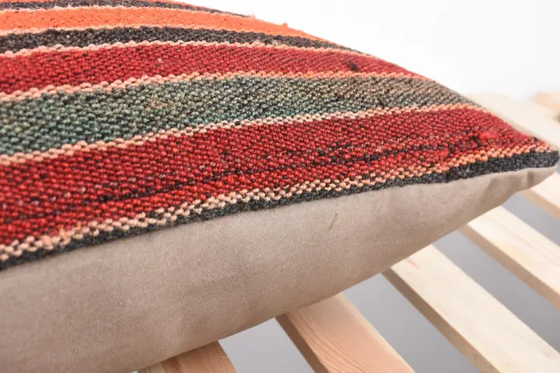 Turkish Pillow, 12x36 Red Pillow Cover, Vintage Pillow, Cushion, Garden Cushion Case, Traditional Pillow Cover, Interior Designer Pillow - 7