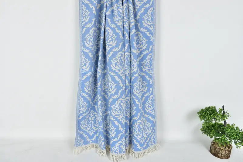 En iyi arkadaş için hediye, 68x36 pamuklu barok havlu, monogram Türk havlu, gelin duş iyilikleri, bekarlığa veda partisi hediyeler nedime, yoga havlu - 8
