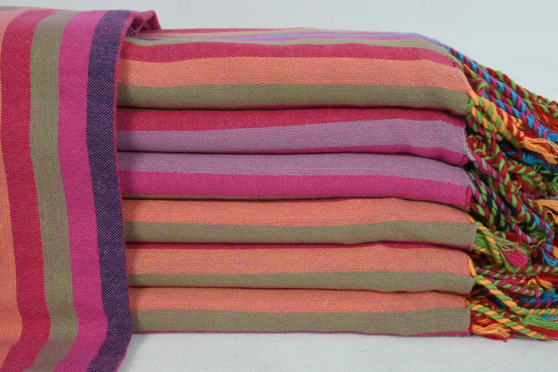 Best lightweight Turkish towel for travel USA, Best Beach Towel, Gym Towel, Luxury towel, Custom Gifts, Custom Gift, 70x36 Cotton Striped Towel - 1