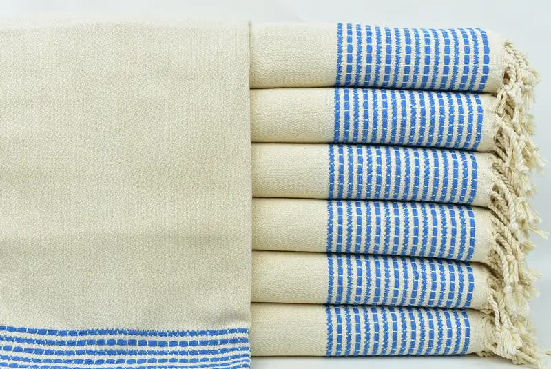 Peshtemal Towel, Wedding Gifts Towel, 70x36 Cotton Striped Towel, Bridal Gifts, Oversized Beach Towel, Bachelor Bachelorette Party Favors - 1