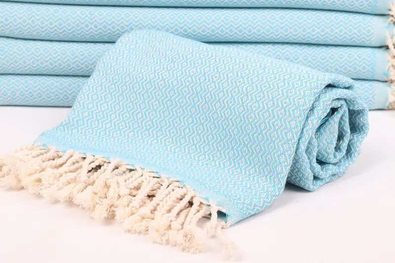 Hammam Towel USA, Beach Towel Gift, 70x40 Cotton Diamond Towel, Halloween Gifts, Quick-dry peshtemal, Bridesmaid Gift, Bachelor Party Favors - 4