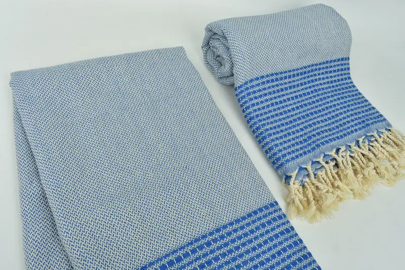 Turkish Towel Beach, Turkish Bath Towel Set, Luxury towel, Bride Gift, Bath towel, 70x36 Cotton Striped Towel, Eco-friendly Turkish peshtemal towel - 6