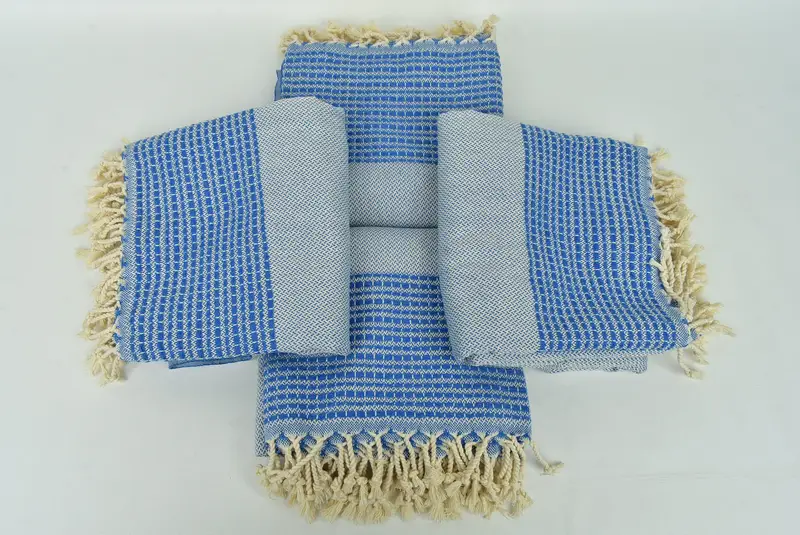 Turkish Towel Beach, Turkish Bath Towel Set, Luxury towel, Bride Gift, Bath towel, 70x36 Cotton Striped Towel, Eco-friendly Turkish peshtemal towel - 5