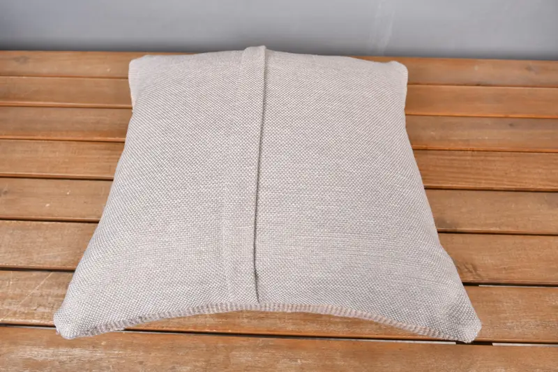 14x14 Beige Pillow Cover, Ethnic Pillow Cover Pillow Cover, Ethnical Kilim Rug Pillow, Vintage Kilim Pillow, Cushion Case, Pillow for Sofa - 5
