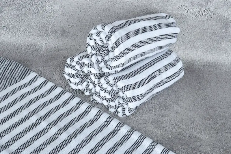 Mother Of The Groom Gift, Turkish hand towel, Turkish Towel Beach, Bachelorette Party Gifts, 68x40 Cotton Striped Towel, Beach Towel Personalized - 8
