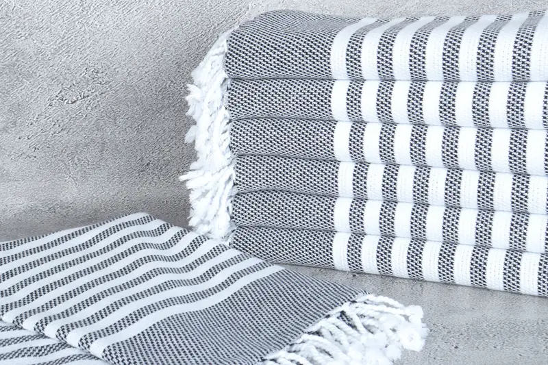 Mother Of The Groom Gift, Turkish hand towel, Turkish Towel Beach, Bachelorette Party Gifts, 68x40 Cotton Striped Towel, Beach Towel Personalized - 2