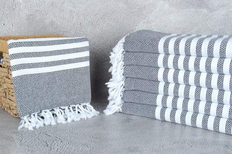 Mother Of The Groom Gift, Turkish hand towel, Turkish Towel Beach, Bachelorette Party Gifts, 68x40 Cotton Striped Towel, Beach Towel Personalized - 3