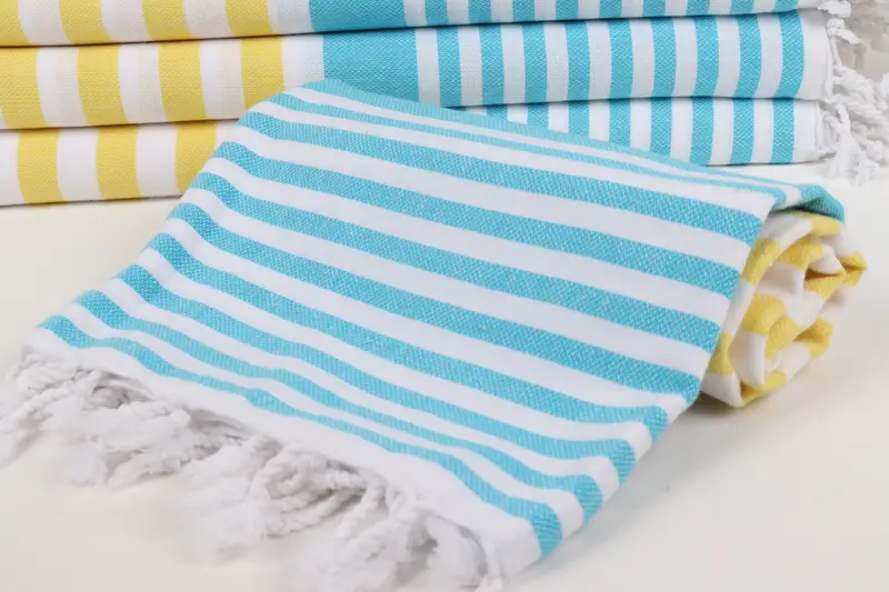Summer Towel, Best Beach Towel, Bachelorette Beach Towel, 68x36 Cotton Striped Towel, Personalized Wedding Gift, Bridesmaid Gift Towel, Unique Gift - 4