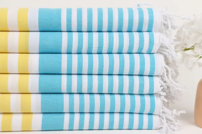 Summer Towel, Best Beach Towel, Bachelorette Beach Towel, 68x36 Cotton Striped Towel, Personalized Wedding Gift, Bridesmaid Gift Towel, Unique Gift - 3