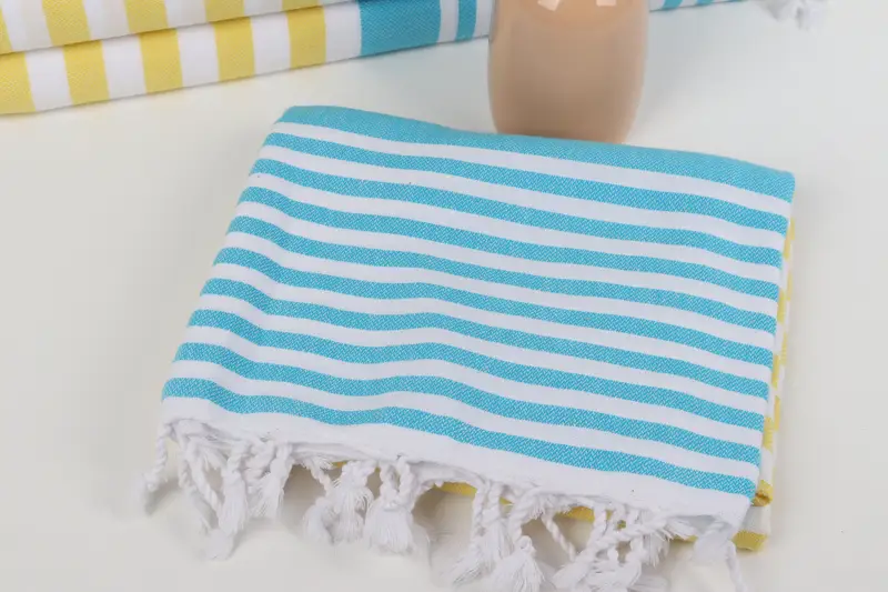 Summer Towel, Best Beach Towel, Bachelorette Beach Towel, 68x36 Cotton Striped Towel, Personalized Wedding Gift, Bridesmaid Gift Towel, Unique Gift - 5