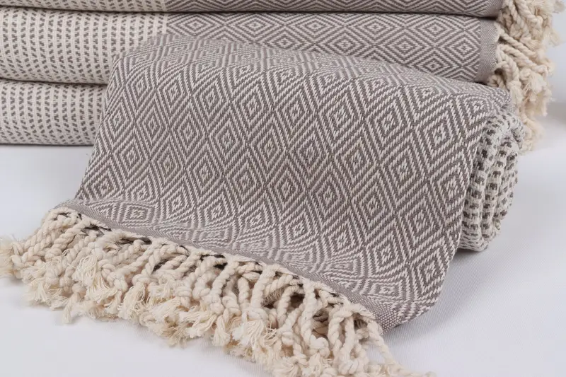 Custom Wedding Gift, Bridesmaid Gift Towel, Gift For The Home Decor, Hammam Towel USA, Gift For Best Friend, Summer Gift, 70x40 Cotton Chevron Towel - 4
