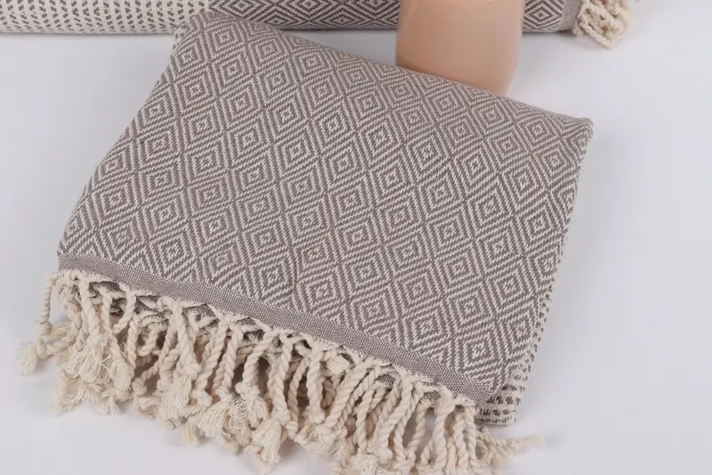 Custom Wedding Gift, Bridesmaid Gift Towel, Gift For The Home Decor, Hammam Towel USA, Gift For Best Friend, Summer Gift, 70x40 Cotton Chevron Towel - 5