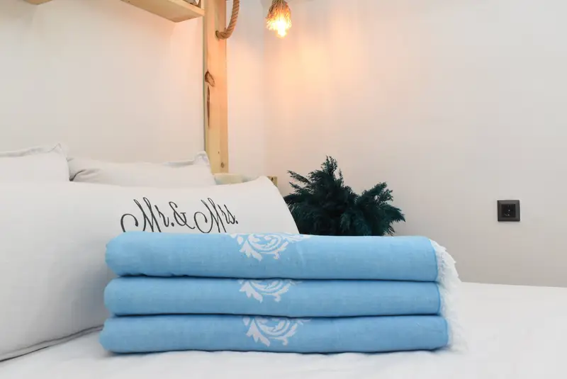 Custom Blanket, Organic Throw, Best Wedding Gift, Family Gift, Monogram Blanket, Aesthetic Blanket, 70x60 Cotton Baroque Towel, Personalized Blanket - 2