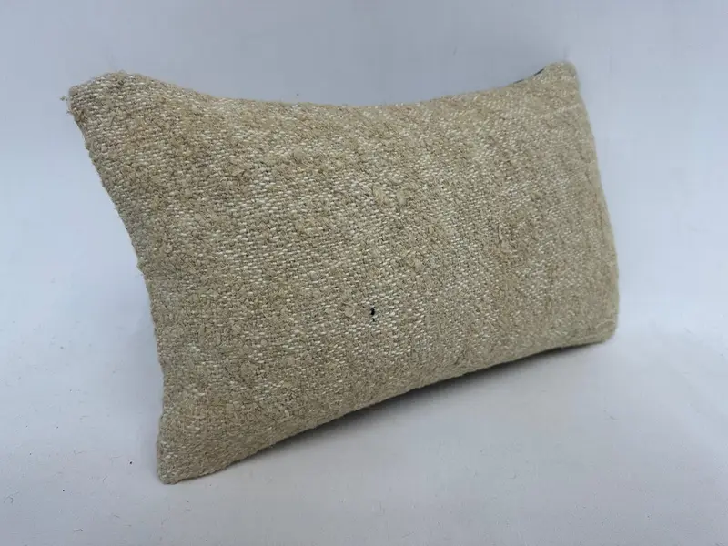 12x20 Beige Pillow Case, Gift Pillow, Pillow Sham, Vintage Kilim Pillow, One Of A Kind Cushion Cover, Throw Kilim Pillow - 3