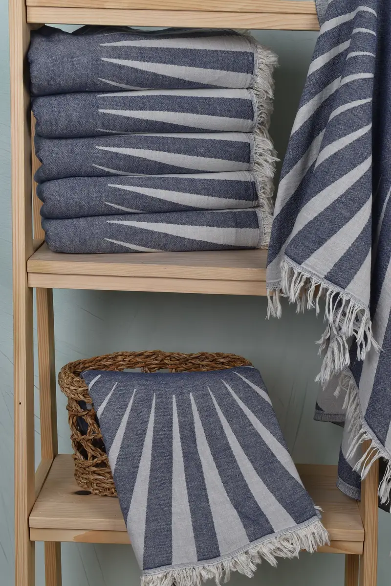 Peshtemal Towel, Monogram Beach Towel, Bathroom Towel, Spa Towel, Absorbent Turkish towel, Bridesmaid Gifts, 70x36 Cotton Sun Design Towel - 4