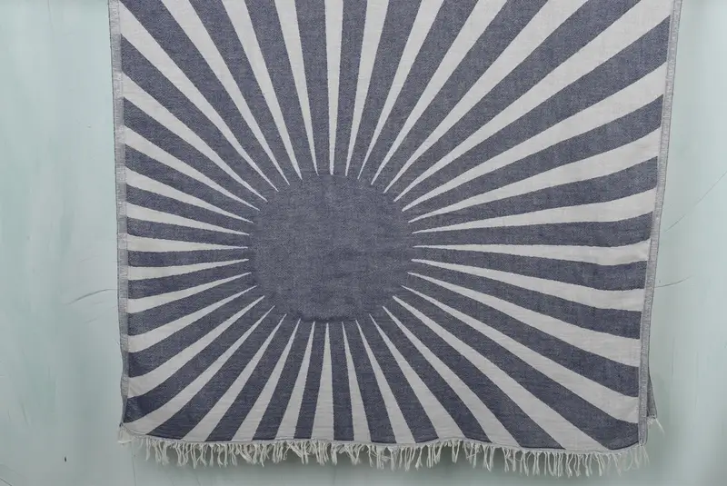 Peshtemal Towel, Monogram Beach Towel, Bathroom Towel, Spa Towel, Absorbent Turkish towel, Bridesmaid Gifts, 70x36 Cotton Sun Design Towel - 1