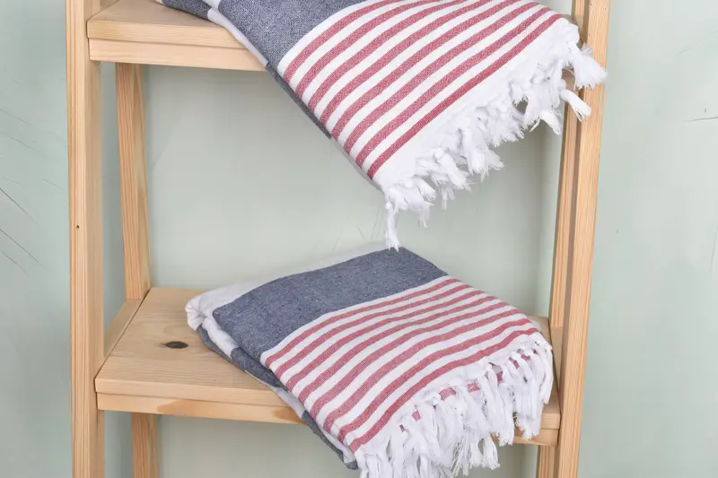 68x36 Cotton Striped Terry Towel, Monogram Turkish Bath Towel, Personalized Gifts, Gift For Her, Wedding Towel, Bridal Shower Gift, Gift For Mom - 5