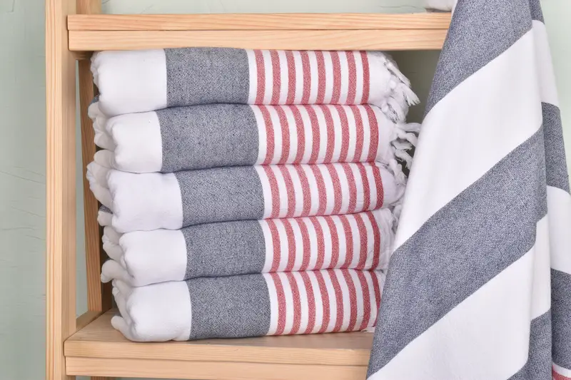 68x36 Cotton Striped Terry Towel, Monogram Turkish Bath Towel, Personalized Gifts, Gift For Her, Wedding Towel, Bridal Shower Gift, Gift For Mom - 2