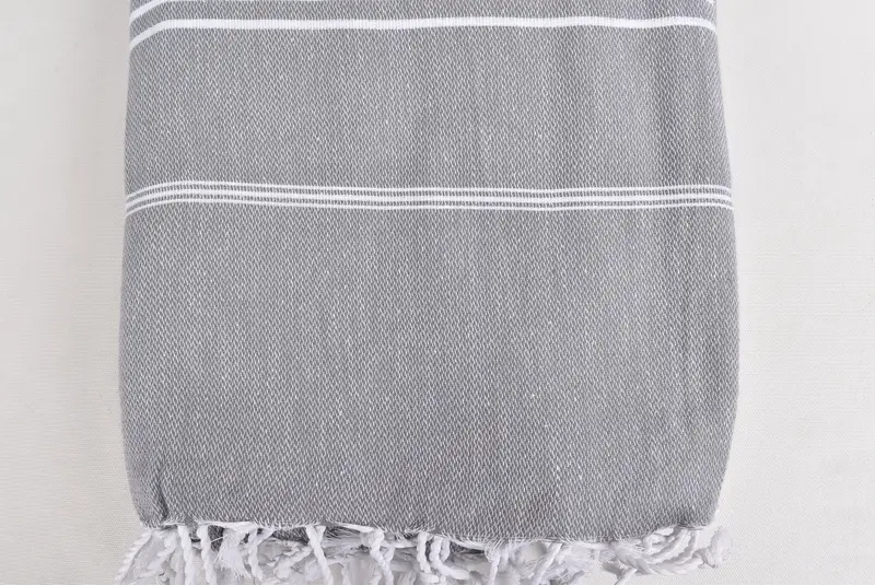 88x60 Cotton Striped Towel, Couch Throw Blanket, Bridesmaid Gifts, Decorative Blanket, Personalized Gifts, Turkish Towel Beach Blanket - 4