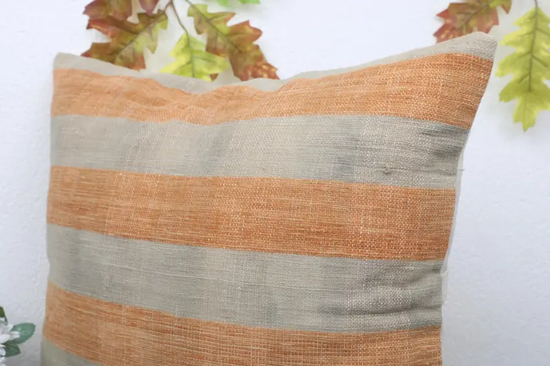 Pillow, Handmade Kilim Cushion, Vintage Kilim Pillow, Outdoor Bolster Pillow Case, Turkish Kilim Pillow, 18x18 Orange Cushion Case - 5