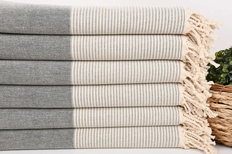 Oversized Beach Towel, Beach Towel Bulk, Bachelorette Party Decorations, 70x40 Cotton Striped Towel, Bachelorette Party Favors, Halloween Gifts - 2