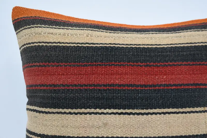 20x20 Red Cushion Case, Interior Designer Pillow, Indoor Cushion, Gift Pillow, Handmade Kilim Cushion, Pillow Case, Turkish Rugs Pillow Cover - 2