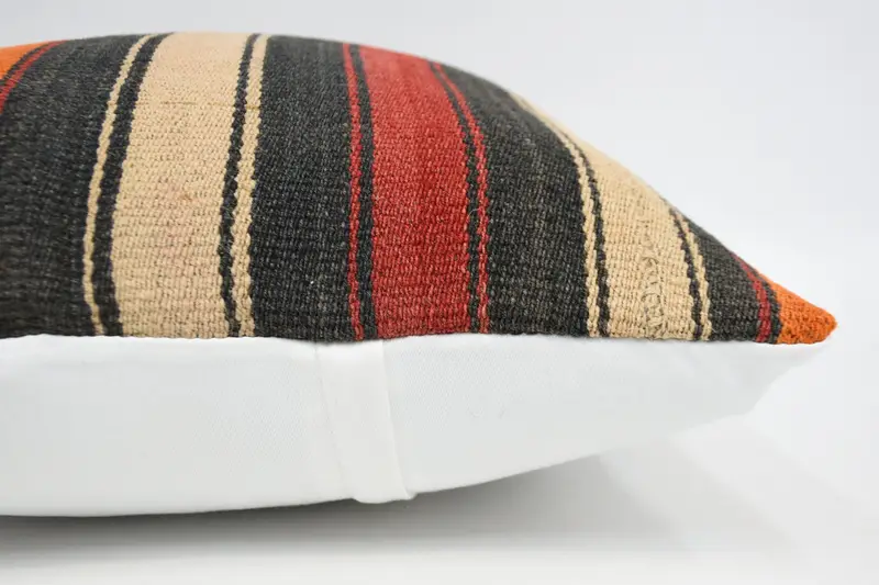 20x20 Red Cushion Case, Interior Designer Pillow, Indoor Cushion, Gift Pillow, Handmade Kilim Cushion, Pillow Case, Turkish Rugs Pillow Cover - 5