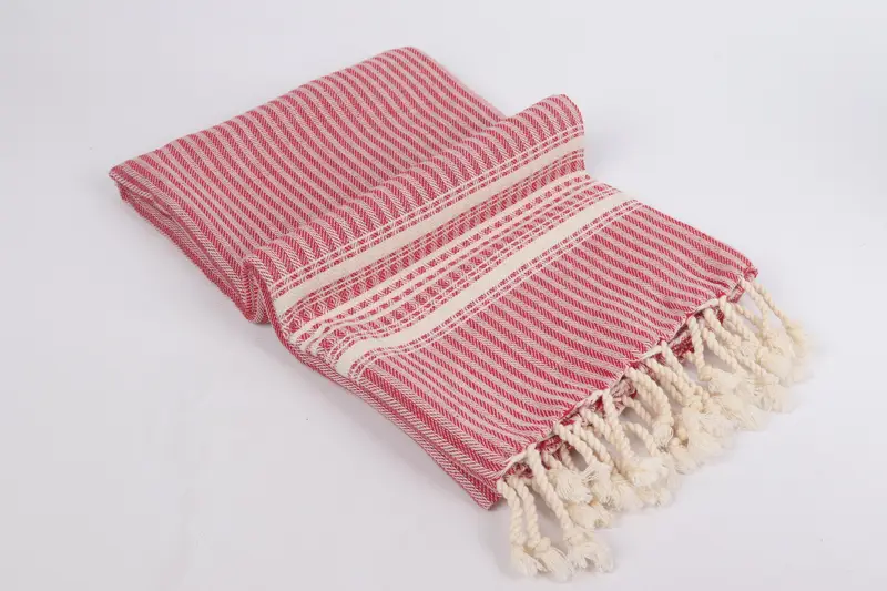 Personalized Bridesmaid Gift, Absorbent Turkish towel, Peshtemal, Monogram Turkish Towel, Embroidered Beach Towel, 68x38 Linen Striped Towel - 6