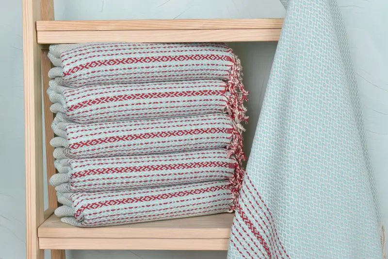 70x40 Cotton Diamond Towel, Luxury towel, Xmas Gifts, Luxury Turkish Bath Towel, Handwoven Turkish Towel, Bridal Shower Gift, Turkish beach towel - 1