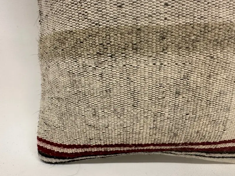 Floor Pillow Cover, Cushion Case, 12x12 Beige Cushion, Kilim Pillow, Home Decor Pillow, Ikat Pillow, Muted Cushion Cover, Vintage Kilim Throw Pillow - 2