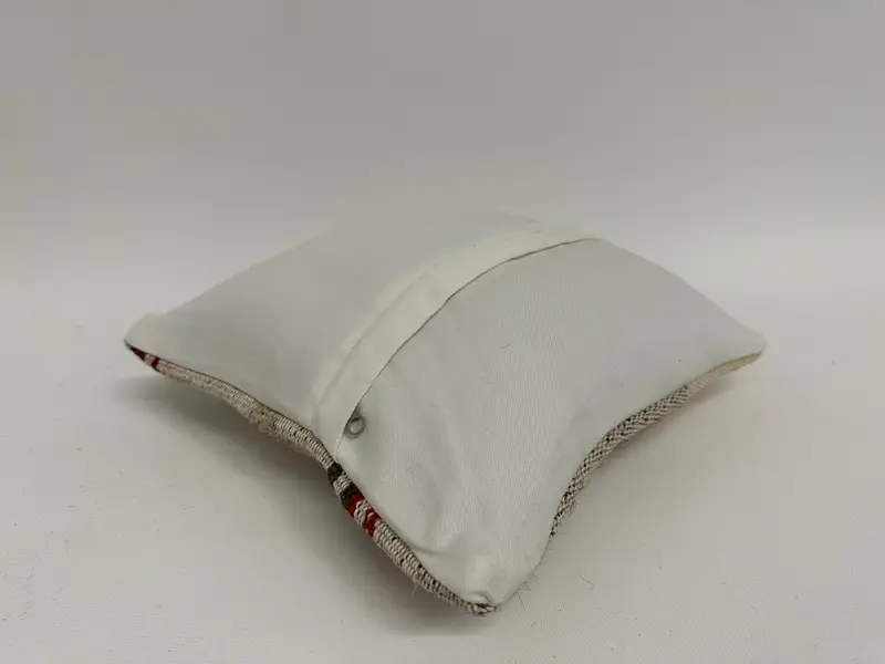 Floor Pillow Cover, Cushion Case, 12x12 Beige Cushion, Kilim Pillow, Home Decor Pillow, Ikat Pillow, Muted Cushion Cover, Vintage Kilim Throw Pillow - 7