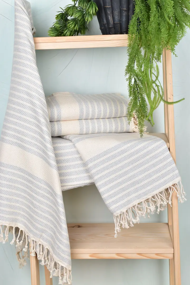70x40 Cotton Striped Towel, Custom Bath Towel, Bachelor Bachelorette Party Favors, Spa Towel, Spa Gift, Custom Wedding Gifts, Bridal Shower Favors - 6
