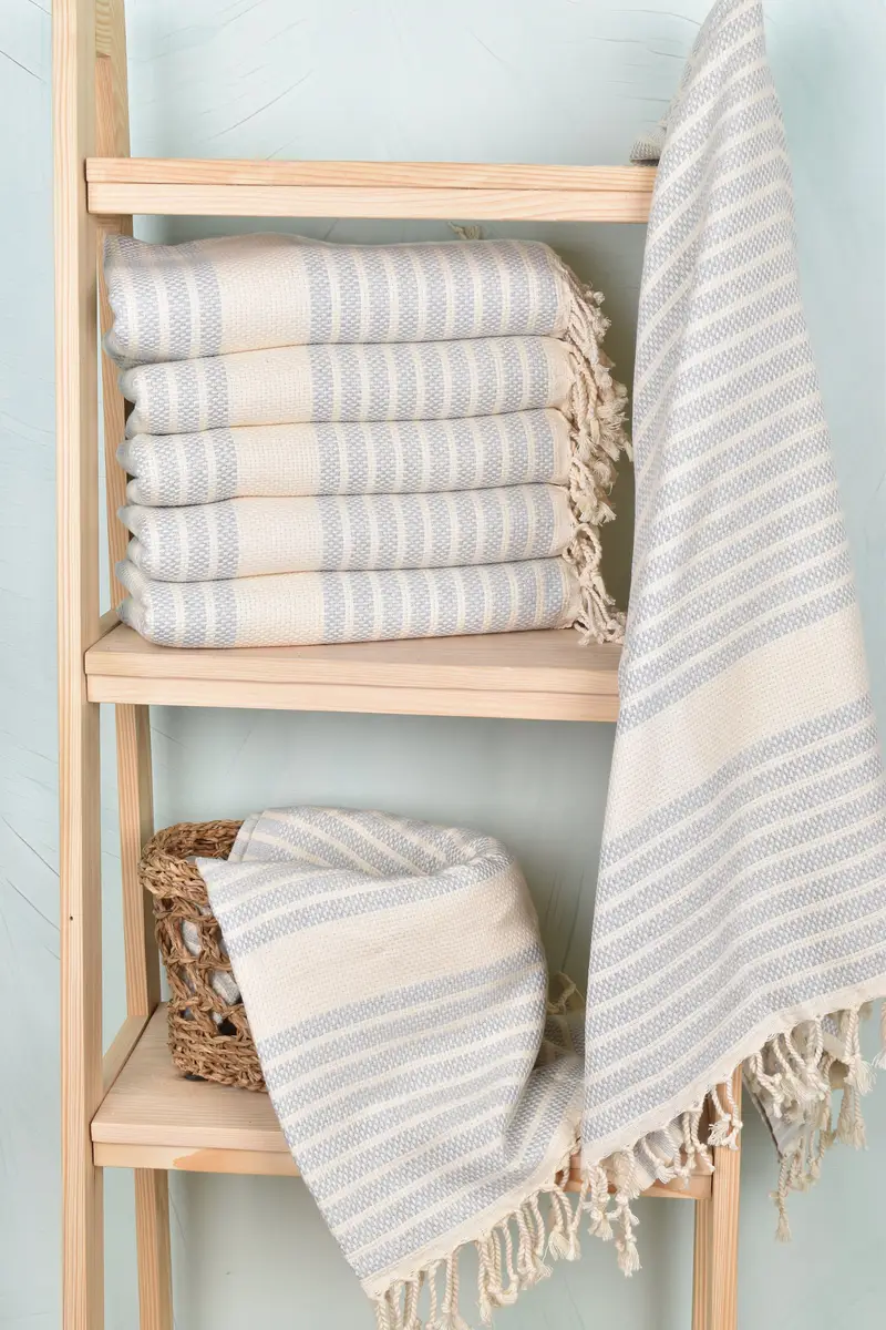 70x40 Cotton Striped Towel, Custom Bath Towel, Bachelor Bachelorette Party Favors, Spa Towel, Spa Gift, Custom Wedding Gifts, Bridal Shower Favors - 3