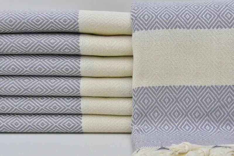 トルコのティータオル、36x20コットンダイヤモンドタオル、カスタマイズされたタオル、パーソナライズされたキッチンタオル、オーガニックタオル、モノグラムタオル、モノグラムキッチンタオル - 4