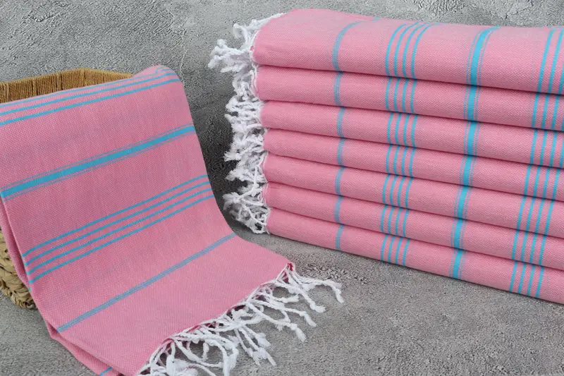 Wedding Shower Gift, Bachelor Bachelorette Party Favors, Beach Size Towel, Custom Beach Towel, Bridesmaid Gift, 70x40 Cotton Striped Towel - 3