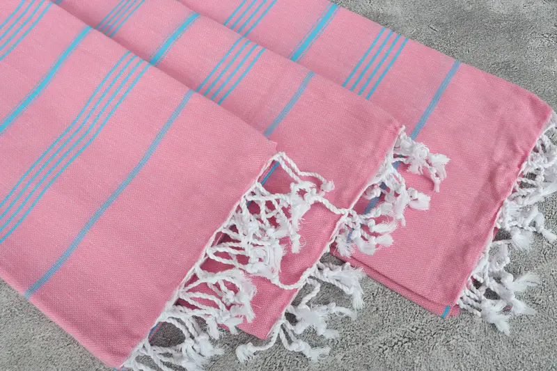 Wedding Shower Gift, Bachelor Bachelorette Party Favors, Beach Size Towel, Custom Beach Towel, Bridesmaid Gift, 70x40 Cotton Striped Towel - 5
