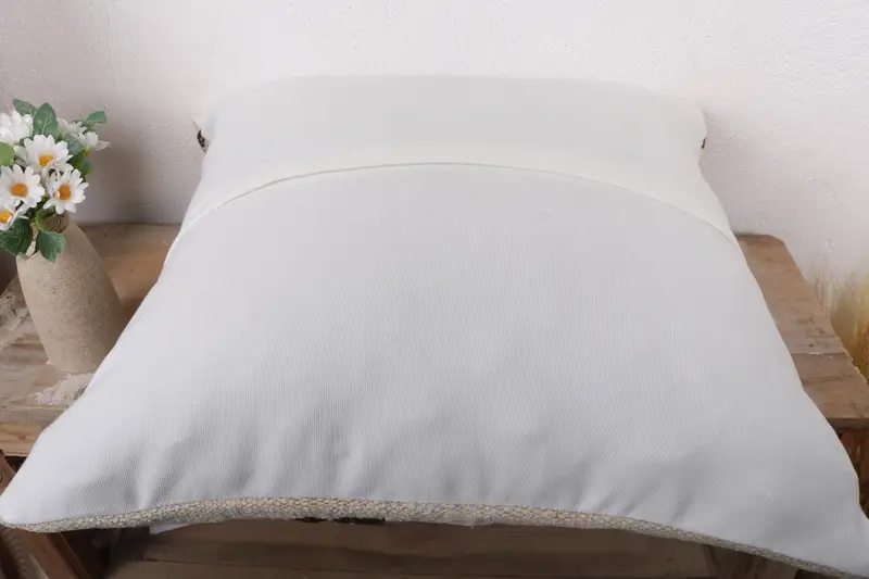 Pillow Sham, 20x20 White Cushion Case, Customized Cushion Cover, Patio Pillow Sham, Antique Pillows, Boho Pillow, Tribal Pillow Case, Turkish Pillow - 7