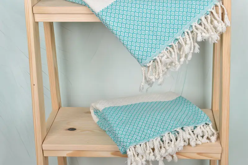 Gift For Him, 70x36 Linen Diamond Towel, Turkish beach towel with fringe, Peshtemal, Bachelor Bachelorette Party Favors, Turkish beach towel - 5