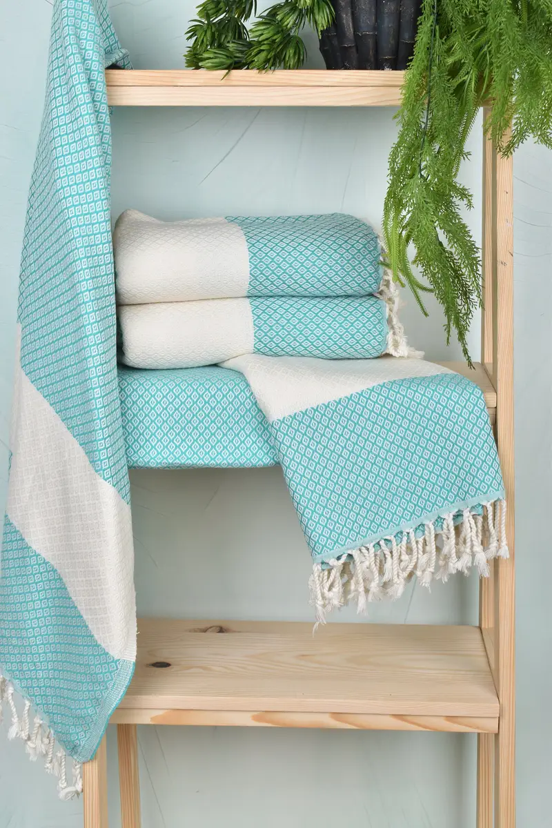 Gift For Him, 70x36 Linen Diamond Towel, Turkish beach towel with fringe, Peshtemal, Bachelor Bachelorette Party Favors, Turkish beach towel - 6