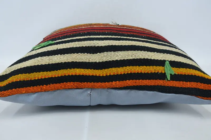 Square Throw Pillow Cover, 24x24 Red Pillow Sham, Kilim Pillow Cover, Outdoor Patio Cushion Case, Pillow, Boho Pillow Sham Cover, Antique Pillows - 5