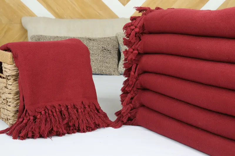 Bachelorette Gifts, Valentines Day Gift For Him, Throw Blanket, 88x70 Cotton Stonewashed Chevron Towel, Turkish Blanket, Oversized Beach Towel - 4