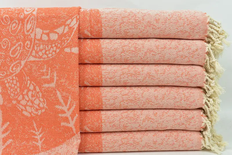 Spa Towel, Wedding Gift, Personalized Gifts, Personalized Gift For Him, 36x18 Cotton Turtle Design Towel, Xmas Gifts, Turkish Towel Hand Towel - 1