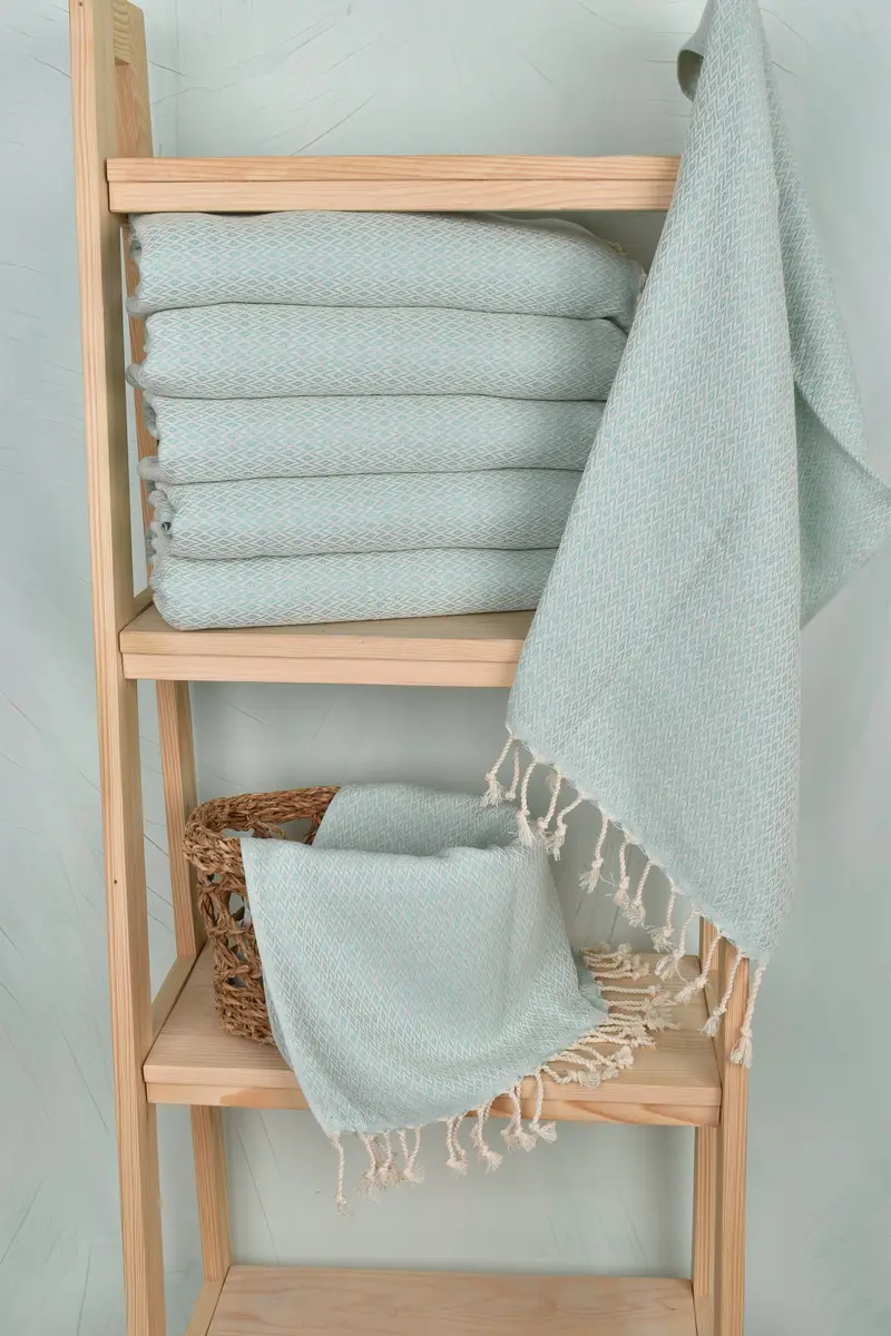 Bulk Order Towel, Monogram Kitchen Towel, Kitchen Towel, 40x20 Cotton Diamond Towel, Handmade Gift, Turkish Hand Towel, Welcome Wedding Gift - 3
