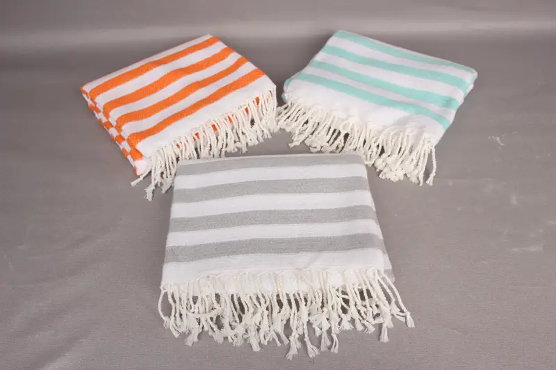 Spa Towel, Christmas Favors, 70x36 Cotton Striped Towel, Unique Wedding Gift, Handmade Gift, Yoga Towel, Personalized Gifts, Beach Towel Gift - 4